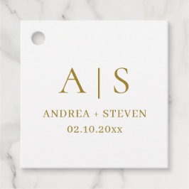 Etiquetas Para Lembrancinhas Monograma Gold Classy Casamento 