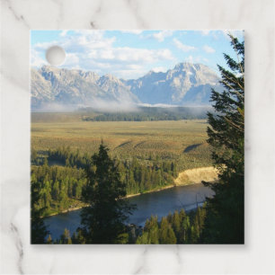 Etiquetas Para Lembrancinhas Montanhas e Rio Jackson Hole