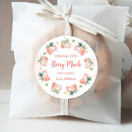 Etiquetas Para Lembrancinhas Morango Obrigado Berry Muitíssimo