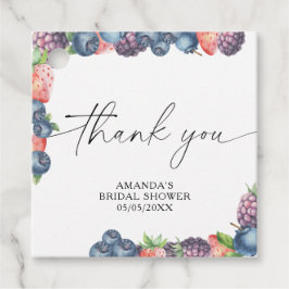 Etiquetas Para Lembrancinhas Morangos aquarela - texto de baga doce