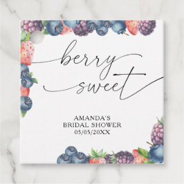 Etiquetas Para Lembrancinhas Morangos em aquarela - texto de mirtilo doce