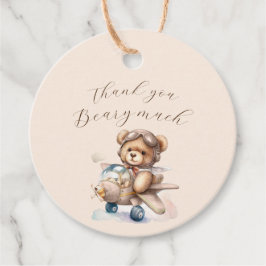 Etiquetas Para Lembrancinhas Muito obrigado Urso de Teddy Quente