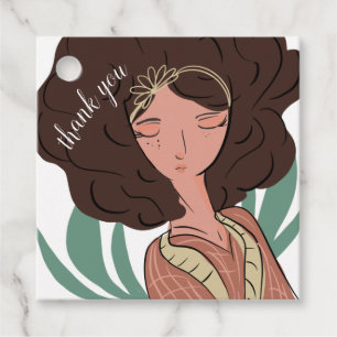 Etiquetas Para Lembrancinhas Mulher Chic Lover de Plantas Blogueira Obrigada