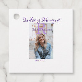 Etiquetas Para Lembrancinhas Na memória amorosa da memória, adicione ano n