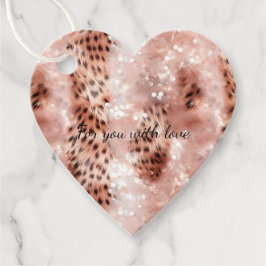 Etiquetas Para Lembrancinhas Na moda Girly Pink Rose Dourada Glitter Glitz