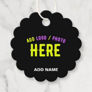 ETIQUETAS PARA LEMBRANCINHAS NA MODA MODERNO PERSONALIZÁVEL NEGRO VERIFICADO CO