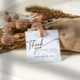 Etiquetas Para Lembrancinhas Na Nuvem Nine Dusty Blue Heaven Obrigado