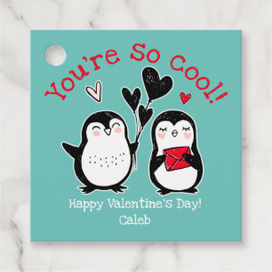 Etiquetas Para Lembrancinhas Namorados de Pinguim