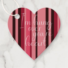 Etiquetas Para Lembrancinhas Namorados pendurado sobre o seu coração, risca ver