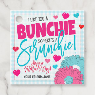 Etiquetas Para Lembrancinhas Namorados Scrunchie Gift