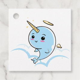 Etiquetas Para Lembrancinhas Narwhal Angel Cutie