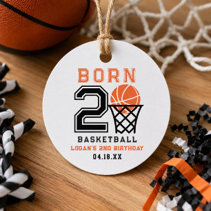 Etiquetas Para Lembrancinhas Nascer 2 - Basquete Segundo aniversário de espor