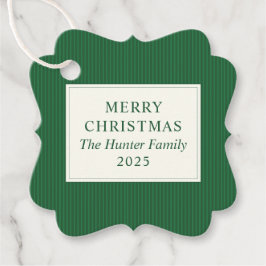 Etiquetas Para Lembrancinhas Natal Moderno Minimal Favorito Verde