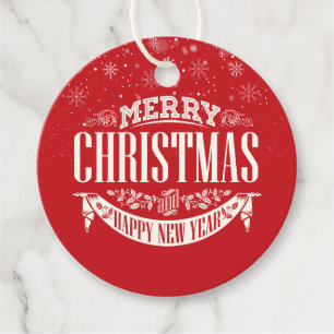 Etiquetas Para Lembrancinhas Natal Personalizado e um Feliz Ano Novo