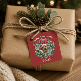 Etiquetas Para Lembrancinhas Natal Personalizado para Animais de Estimação com 