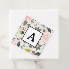 Etiquetas Para Lembrancinhas Natal Poinsettia Acorns Cinza Aqua Verde limão