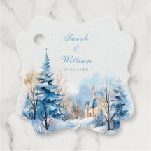 Neve romântica Casamento da igreja de inverno Favo