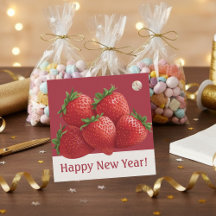 Noite de Ano Novo Morango Fashion