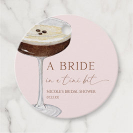 Etiquetas Para Lembrancinhas Noiva Em Um Pouco De Expresso Martini Bridal Showe
