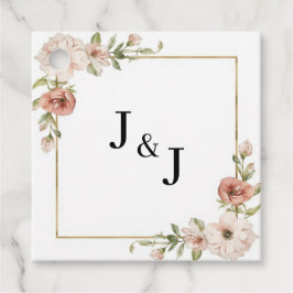 Etiquetas Para Lembrancinhas Noiva Floral Florescendo Quadro Inicial Letra Casa