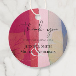 Etiquetas Para Lembrancinhas Noiva LeahG ORÇAMENTO Vermelho Roxo Aquarela