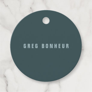 Etiquetas Para Lembrancinhas Nome de aparência na moda Modern   Cinza azul