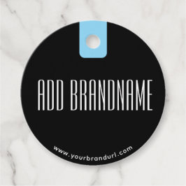 Etiquetas Para Lembrancinhas Nome De Negócio Personalizado Moderno Com Cor Pret