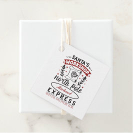 Etiquetas Para Lembrancinhas Nome do papai noel do Polo Norte