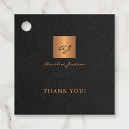 Etiquetas Para Lembrancinhas Nome do script monograma personalizado em ouro pre