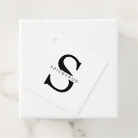 Nome Personalizado Preto Minimalista Moderno