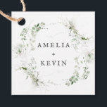 Etiquetas Para Lembrancinhas Nomes Personalizados Elegantes com Folhagem Terros<br><div class="desc">Totalmente personalizável,  este design apresenta folhagem elegante que enquadra seus detalhes. Perfeito para qualquer evento lindo. Este faz parte da minha coleção chamada "Folhagem Terrosa". Obrigado pelo seu apoio e interesse no(s) meu(s) design(s),  e certifique-se de visitar minha loja para ver mais dos meus designs.</div>