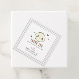 Etiquetas Para Lembrancinhas Nosso Pequeno Chá de fraldas Neutro De Gênero De I