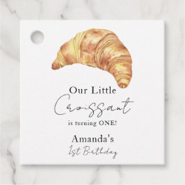Etiquetas Para Lembrancinhas Nosso Pequeno Festa Croissant primeiro aniversario