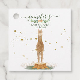 Etiquetas Para Lembrancinhas Nursery Watercolor Animal Love Alpaca Baby