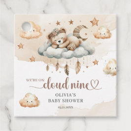 Etiquetas Para Lembrancinhas Nuvem de marfim castanho de aquarelas nove penas d