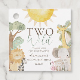 Etiquetas Para Lembrancinhas Nyala Safari Animais Selvagens Dois Segundo Aniver