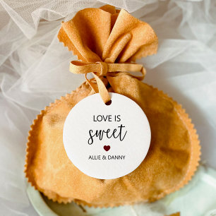 Etiquetas Para Lembrancinhas O amor é uma doce marca de presentes, casamento b