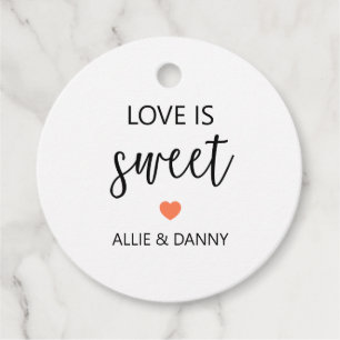 Etiquetas Para Lembrancinhas O amor é uma doce marca de presentes, Casamento C