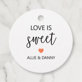 Etiquetas Para Lembrancinhas O amor é uma doce marca de presentes, Casamento Co