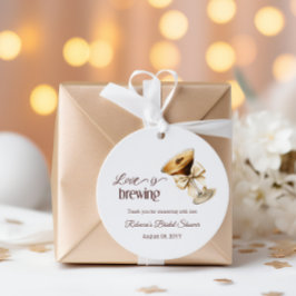 Etiquetas Para Lembrancinhas O Amor Está Cozinhando Bow Espresso Martini Chá de