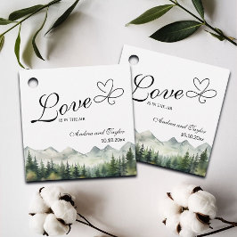 Etiquetas Para Lembrancinhas O amor está no Air Elegant Wedding