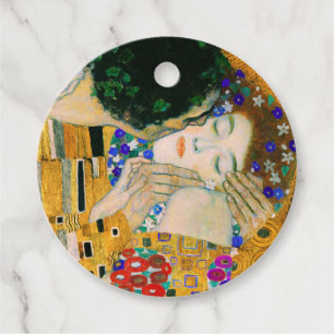 Etiquetas Para Lembrancinhas O Beijo de Gustav Klimt