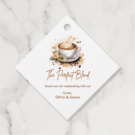 Etiquetas Para Lembrancinhas O Casal Chá de Panela Obrigado The Perfect Blend C