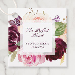 Etiquetas Para Lembrancinhas O Casamento Floral Malva Aperfeiçoado