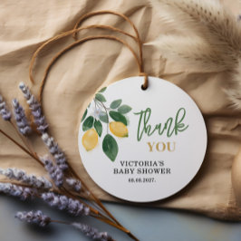 Etiquetas Para Lembrancinhas O Chá de fraldas de Aperte da Mama Lemon