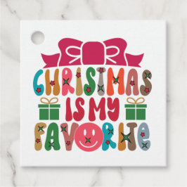 Etiquetas Para Lembrancinhas O Natal É Meu Feriado Retro Favorito