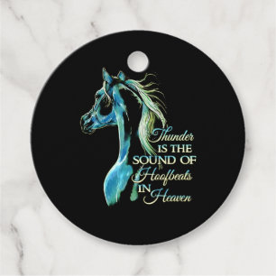 Etiquetas Para Lembrancinhas O Trovão É O Som Dos Hoofbeats No Céu