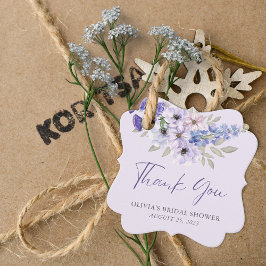 Etiquetas Para Lembrancinhas Obrigada pelo Chá de Noiva com Roteiro de Flor Rox