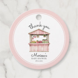 Etiquetas Para Lembrancinhas Obrigado A Fazendeiros Chá de fraldas De Garotas D