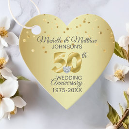 Etiquetas Para Lembrancinhas Obrigado Aniversário de Casamento de Ouro de 50 An